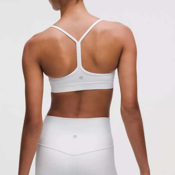 Lululemon Athletica White Y flow Sports Bra - Picture 2 of 5
